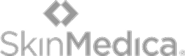SkinMedica logo on a black background